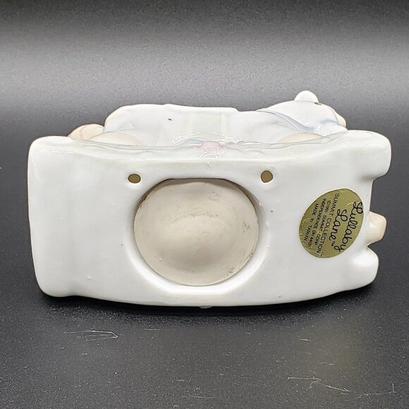 Lullaby Lane 1991 Summit Collection Porcelain Pastel Rocking Horse Piggy Bank - Picture 3 of 14